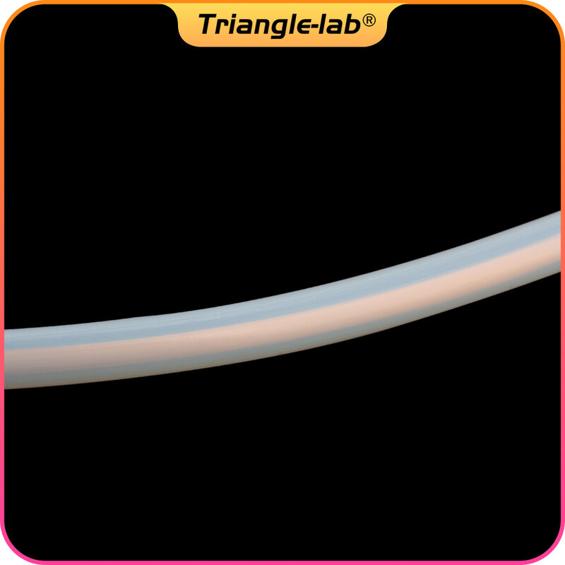 Trianglelab-Tubo de PTFE de 3X4MM, 3mm X 4mm, ID3mm, OD4mm, tubo de repuesto de Ptfe liso para extrusora de filamento HOTEND Rabbit MMU de 1,75 MM