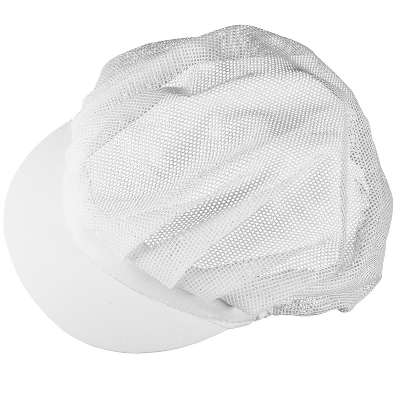 Sombrero de Chef de malla de algodón para mujer, gorras de cocinero de restaurante, uniforme de camarero, moda
