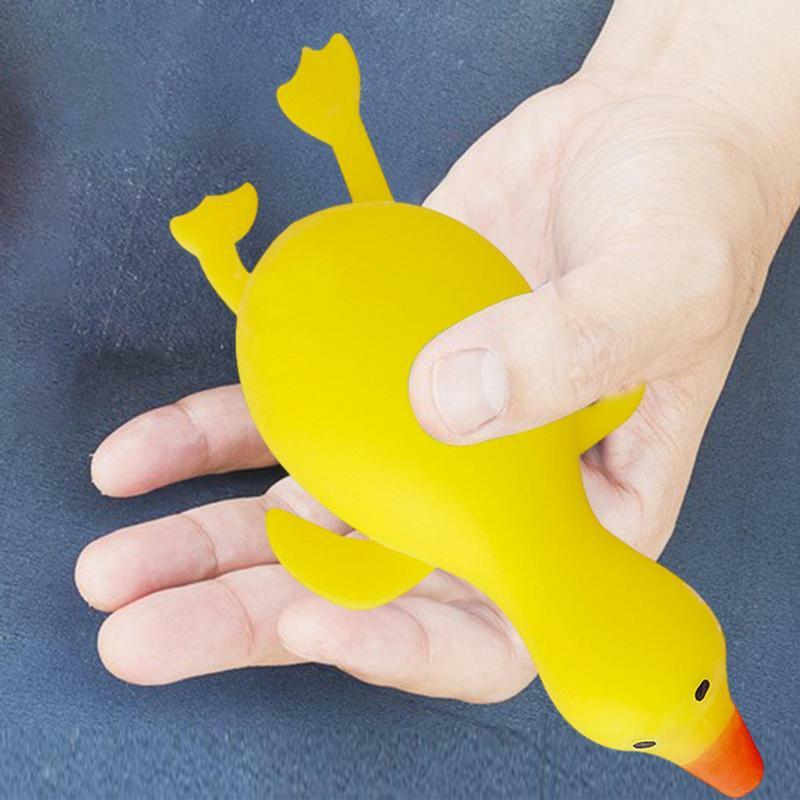 Antystresowa kaczka squeecute zwierzęta Kawaii zabawki wentylacja dla dzieci dorosłych do dekompresji zabawki Stretch dla dzieci
