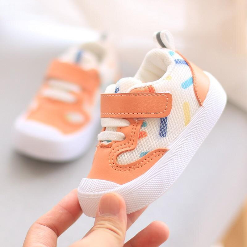 Baby Shoes Mesh Breathable Sneakers Newborn Boys Girls Soft Sole Anti-slip First Walker Infant Toddler Tennis Shoes Zapatos Bebe