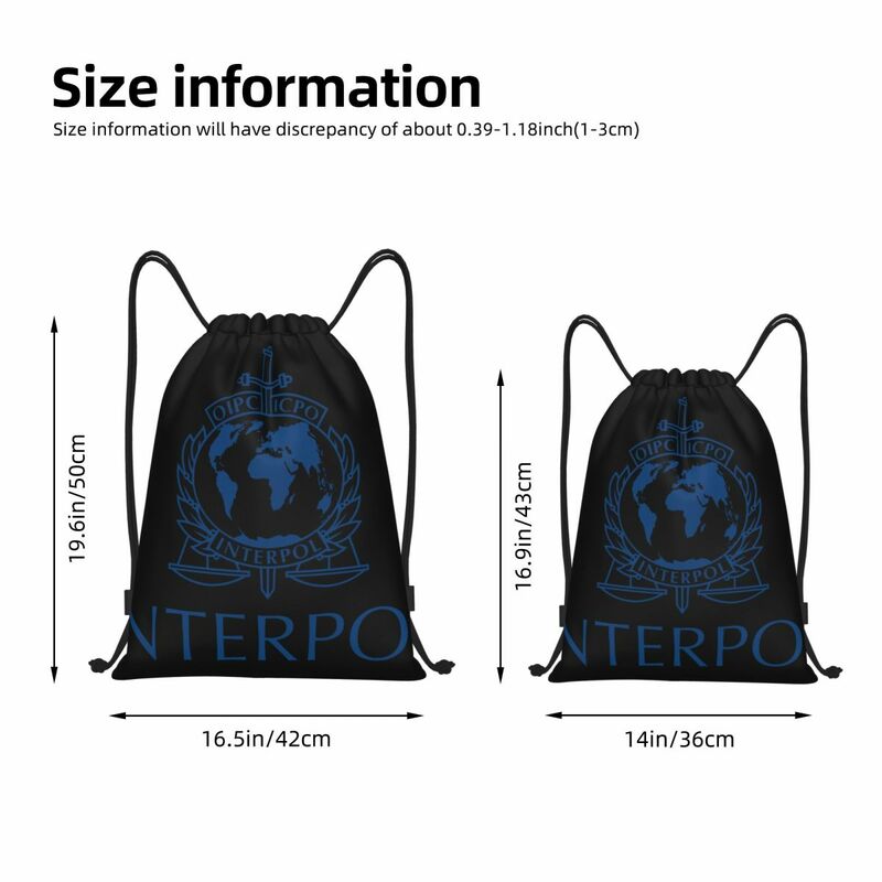 Interpol tas kolor portabel multifungsi, tas buku Olahraga untuk bepergian