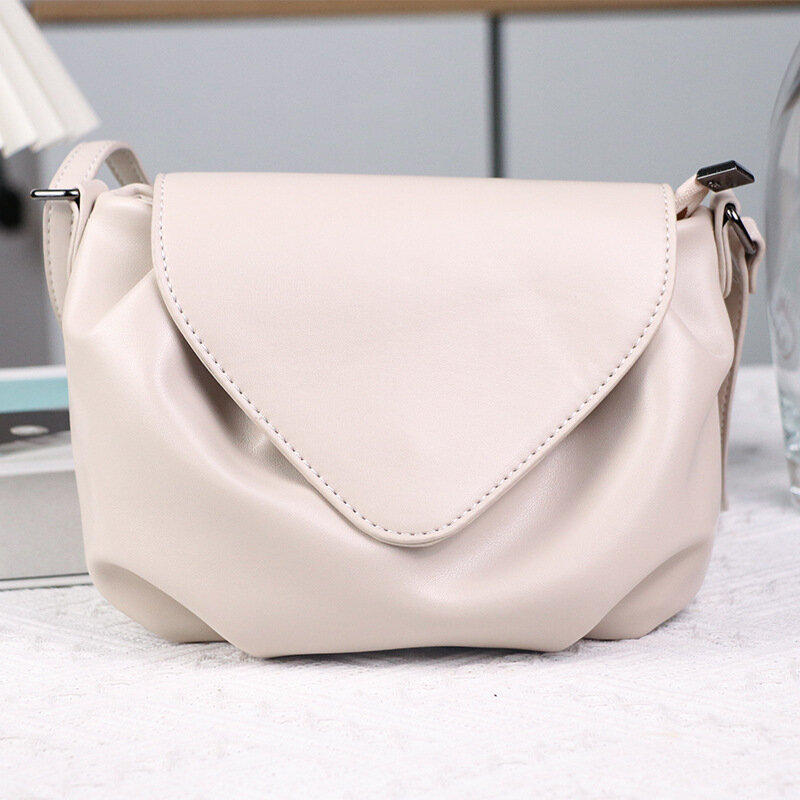 Versatile Luxurious Summer Small Square Crossbody Bag 2024 New PU Leather Niche Design Envelope Bag for Women