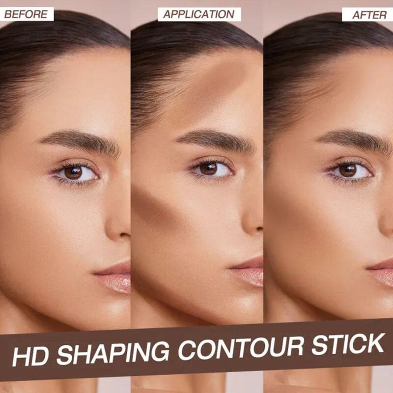 Contour Stick Cream Long-wear Lightweight Brighten Stick Makeup Easy To Sculpt Pen Concealer Contouring Bronzer Face L4F3