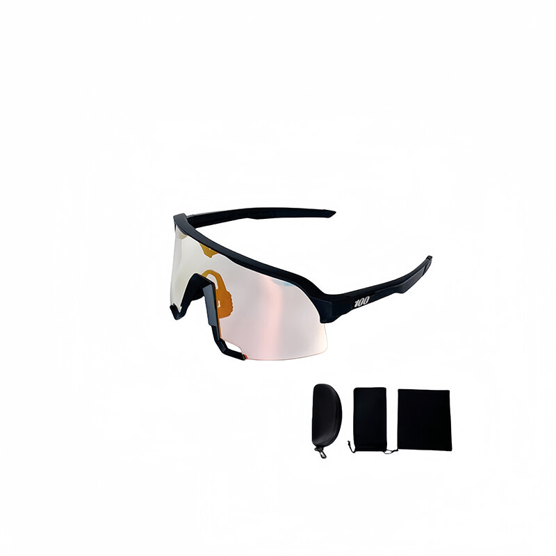 Kacamata angin luar ruangan kacamata pelindung bening Uv S3 kacamata olahraga sepeda maraton luar ruangan untuk mengubah warna kerajinan hiper