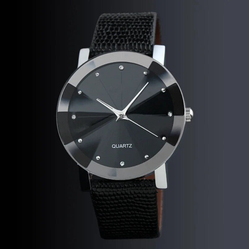 แฟชั่นขายร้อนคู่นาฬิกา Casual Men Women นาฬิกาหนังสีน้ำตาลควอตซ์นาฬิกาข้อมือ Reloj Hombre Relogio Feminino
