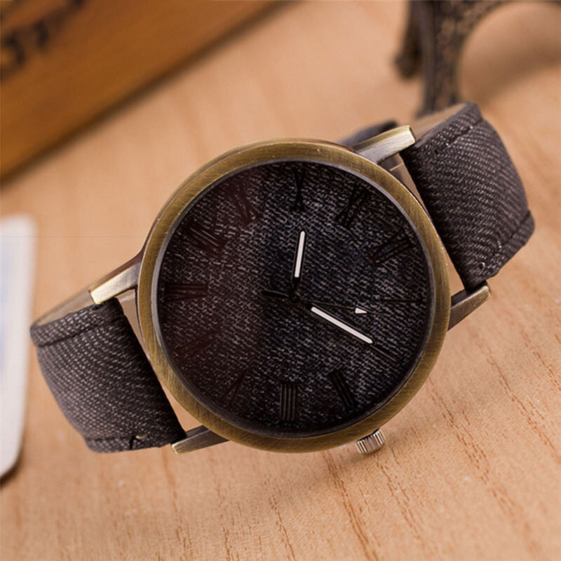 Modny minimalistyczny zegarek na rękę z dużą tarczą na co dzień analogowy zegarek na rękę do udziału w zajęciach związanych z modą
