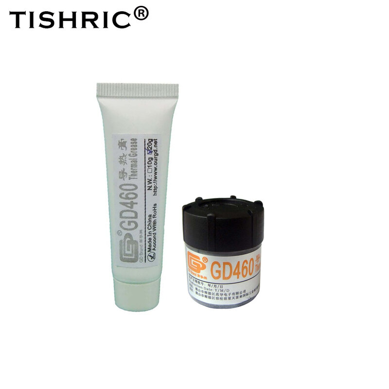 TISHRIC GD460 0.5/1/3/7/20/100g Thermal Paste CPU Heat Sink GPU Thermal Grease Paste For Processor Plaster Computer Cooling