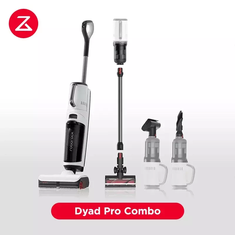 Roborock Dyad Pro Combo 5-in-1 Wet and Dry Vacuum Cleaner 17000Pa Suction Edge Cleaning Self-Cleaning & Self-Drying App Control