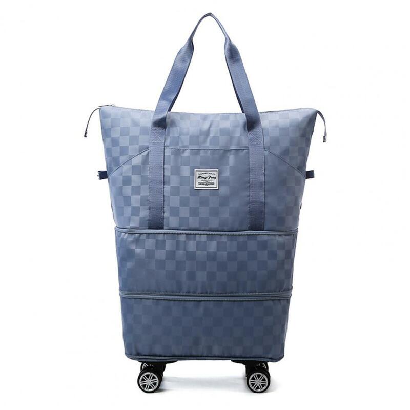 Дорожная сумка для хранения, расширяемая сумка для хранения со съемными колесиками для дома и путешествий, 36-55 л, чемодан для удобства в поездках