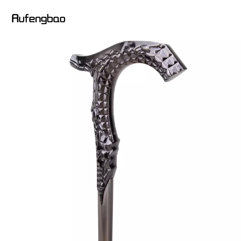 Sliver Luxury Stick Aluminum Alloy Single Joint Walking Stick Cane Decorative Cospaly Party Halloween Steampunk Crosier 90cm