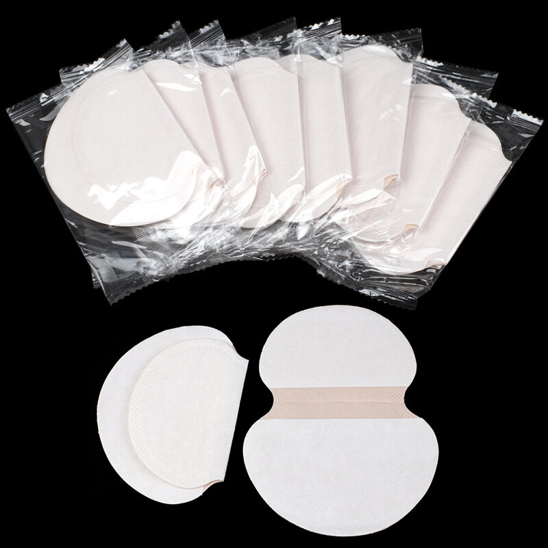 Almohadillas para el sudor Unisex, desodorantes desechables para axilas, protección contra el sudor, 20/30/50 unidades