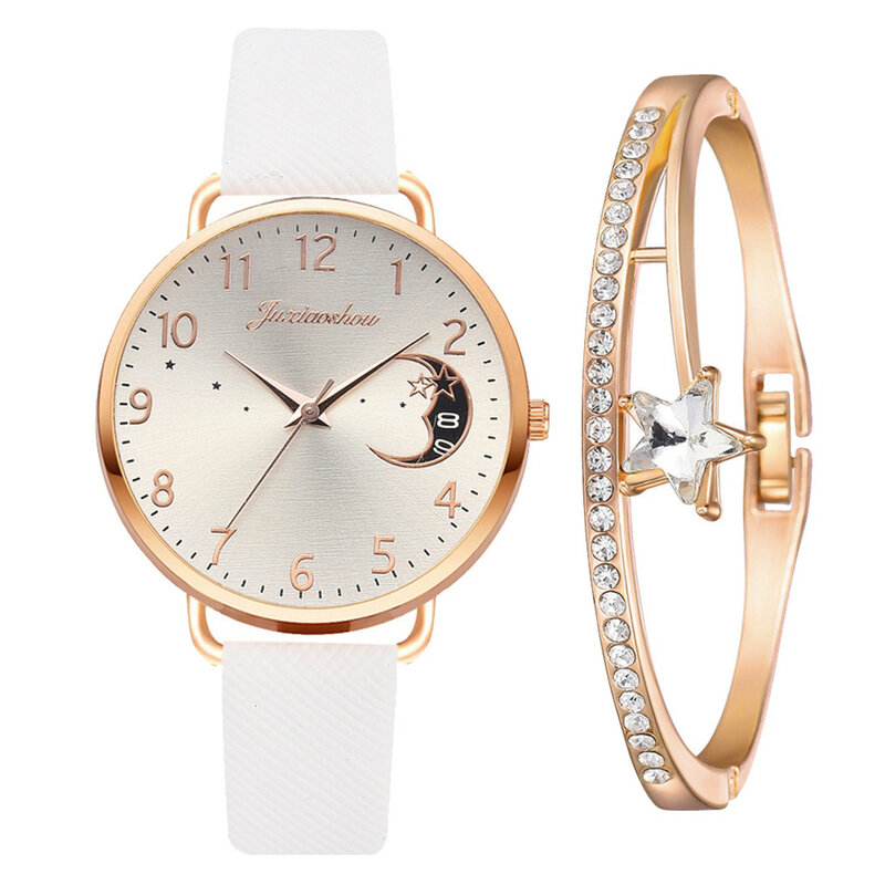 女性のための繊細なクォーツ腕時計、シンプルで豪華