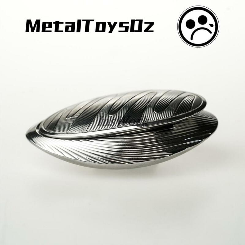 Juguetes De Metal Dz Top E, deslizador de empuje mecánico CNC, estructura de liberación rápida de acero inoxidable EDC, juguetes Fidget de Metal para adultos