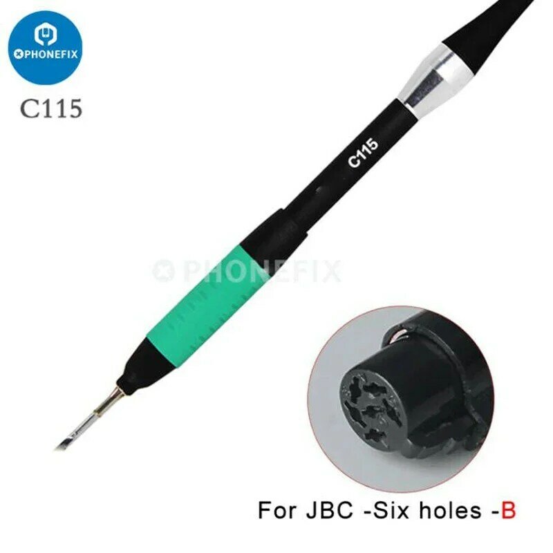 Универсальный высокоточный паяльник T115 T210 T245, ручка с 5/6 отверстиями для паяльника JBC C210 C245 C115, наконечник паяльника, сварочные инструменты