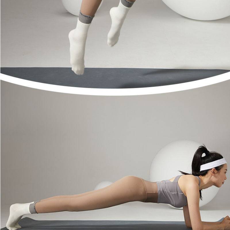 Calcetines de trampolín antideslizantes para hombre y mujer, medias elásticas para hacer deporte, Pilates, Ballet, Barre y Yoga