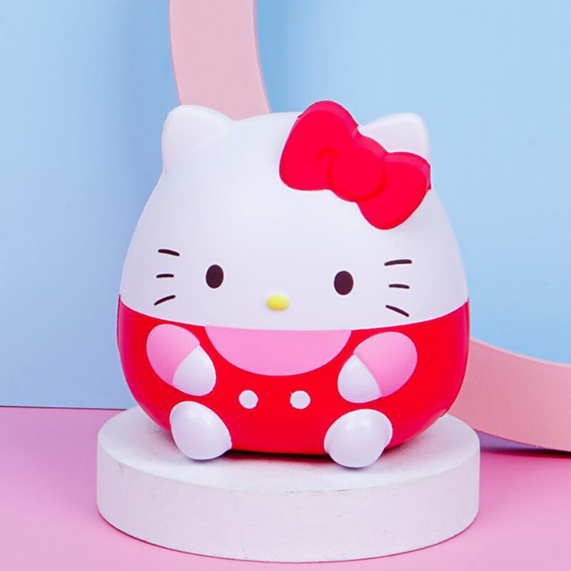 Relief ลดความเครียดตุ๊กตาหนานุ่ม Hello Kitty Sanrio Kuromi Cinnamoroll สำหรับเด็ก