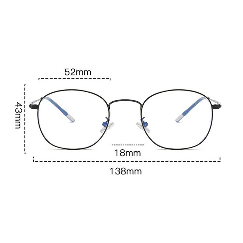 Anti Blue Light Photochromic Glasses High Definition Vision Comfortable To Wear Glasses For Gaming Reading Students