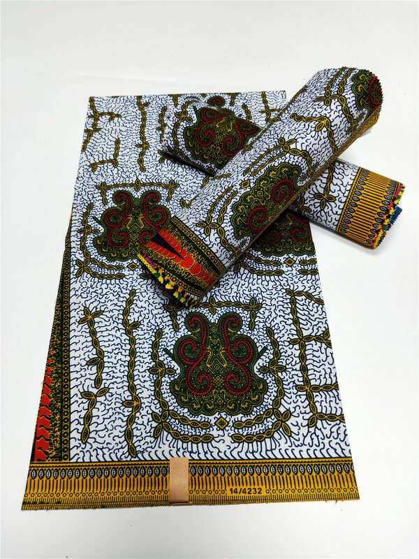 Tissu Africain en Cire de Haute Qualité 100% Coton, Style Ankara, Garanti, Ghana, 6 Yards
