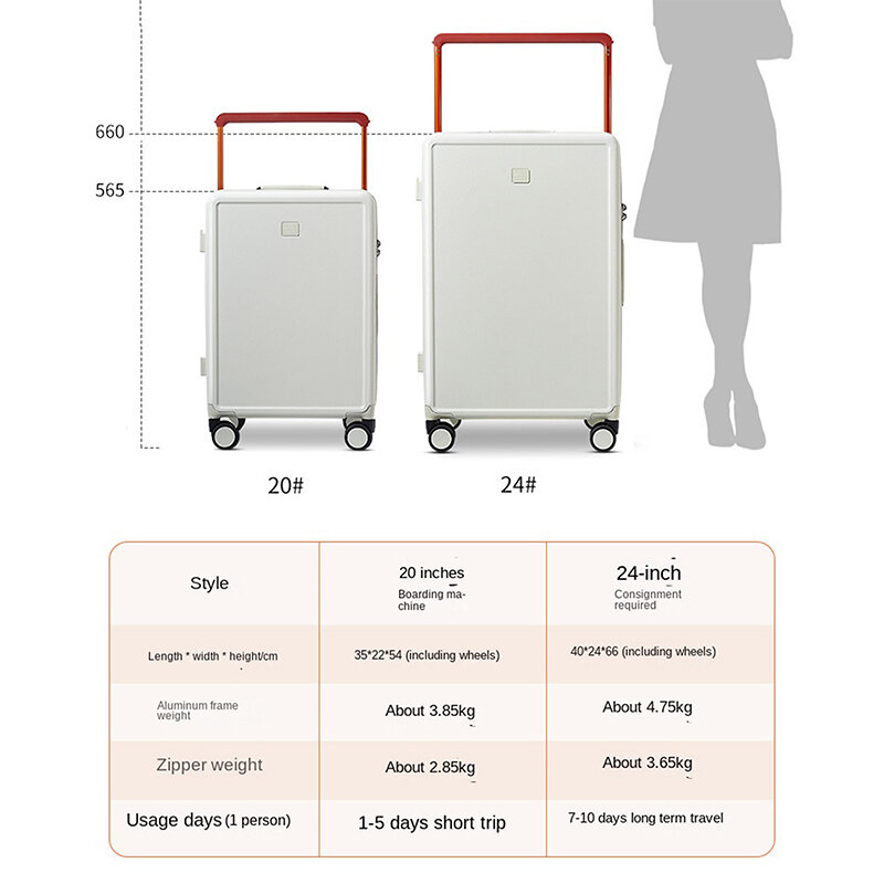 Luggage female new multifunctional 20 "boarding box universal wheel 24 pull rod travel password box