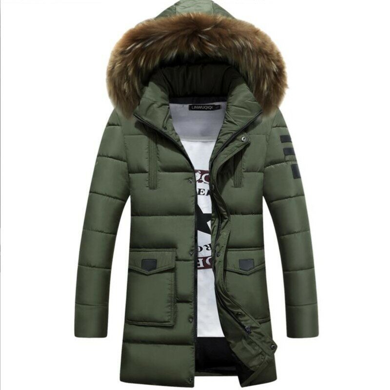 เสื้อแจ็คเก็ต2023มีฮู้ดสำหรับผู้ชาย, เสื้อคลุมกันหนาวตัวยาวโอเวอร์ไซส์มีซิปตัวหนาแบบลำลอง