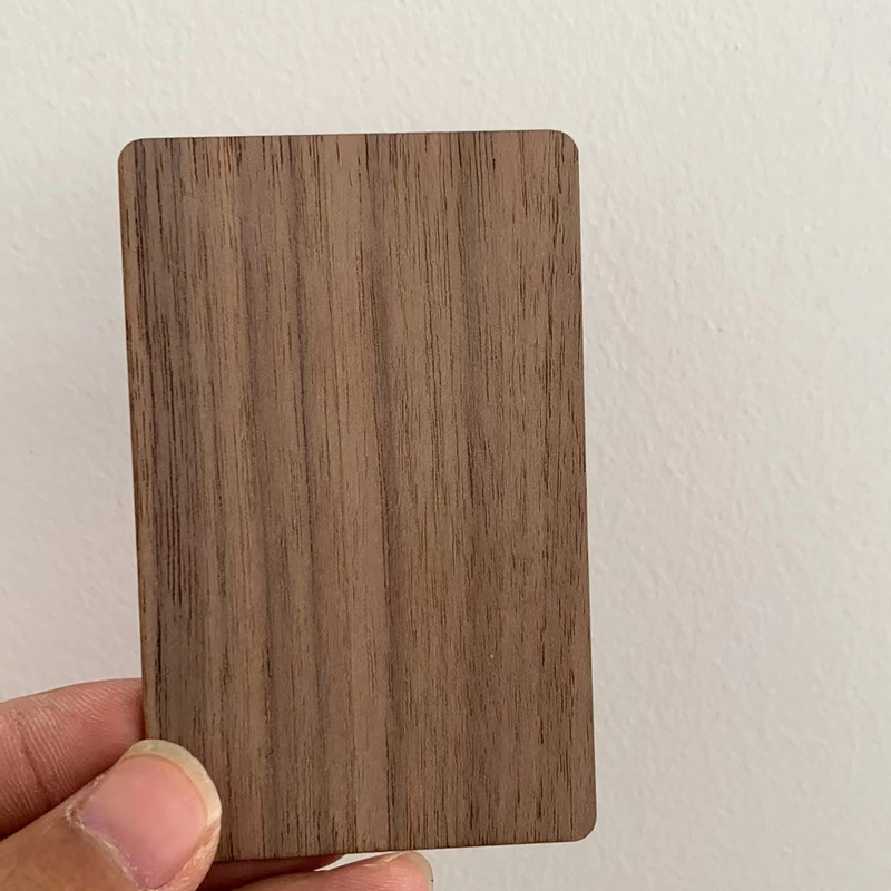 10pcs freely shipping 13.56mhz NFC Blank Bamboo Wooden Membership Card NFC Contactless Business Card for Social Media