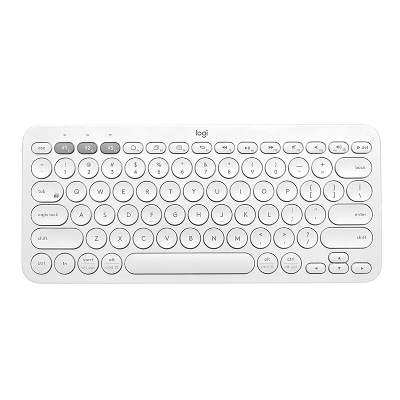 Teclado inalámbrico multidispositivo K380, práctico teclado portátil para oficina