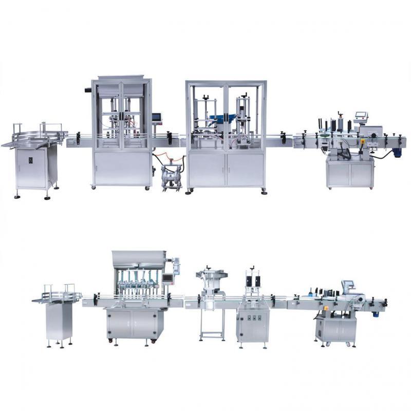 Spare Parts Or Customize Cost Of Filling Machines Capping Labeling Automatic Working Line Bottle Packing Machine