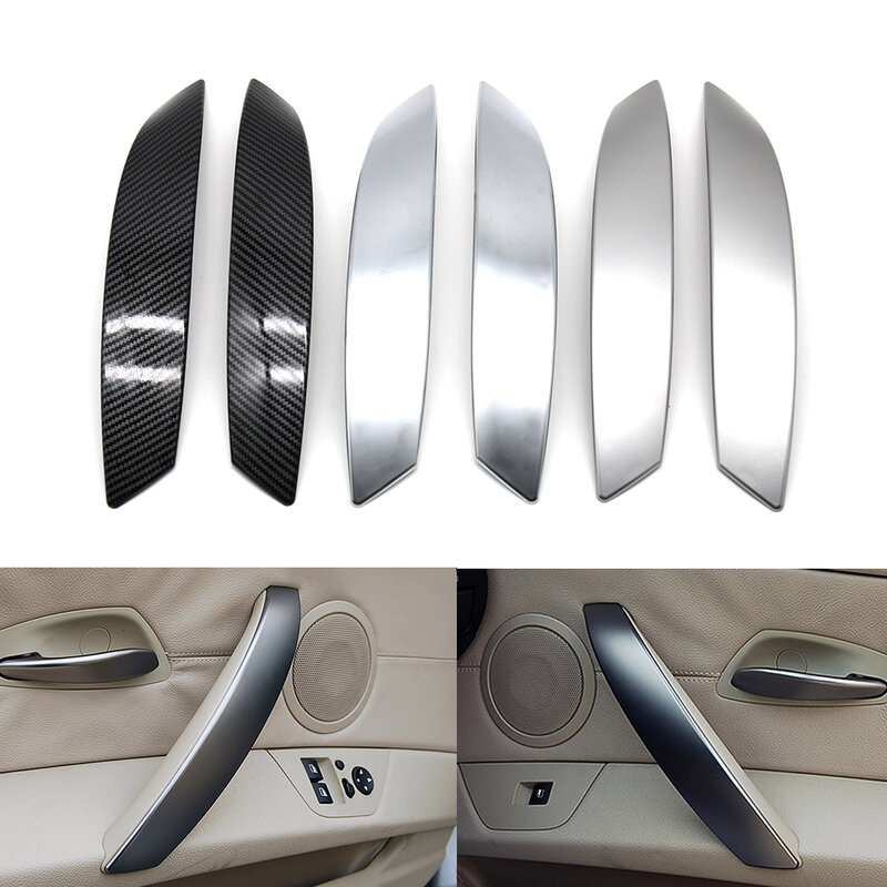 Car Accessories LHD RHD Left Right Interior Door Pull Handle Cover Replacement For BMW Z4 E85 E86 2002-2008