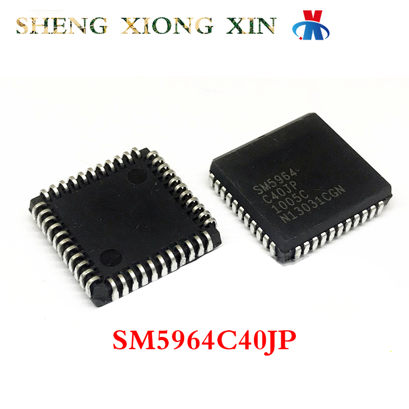 Chip de microcontrolador de PLCC-44 SM5964C40JP, circuito integrado, SM5964, novedad de 100%, 5 unidades por lote