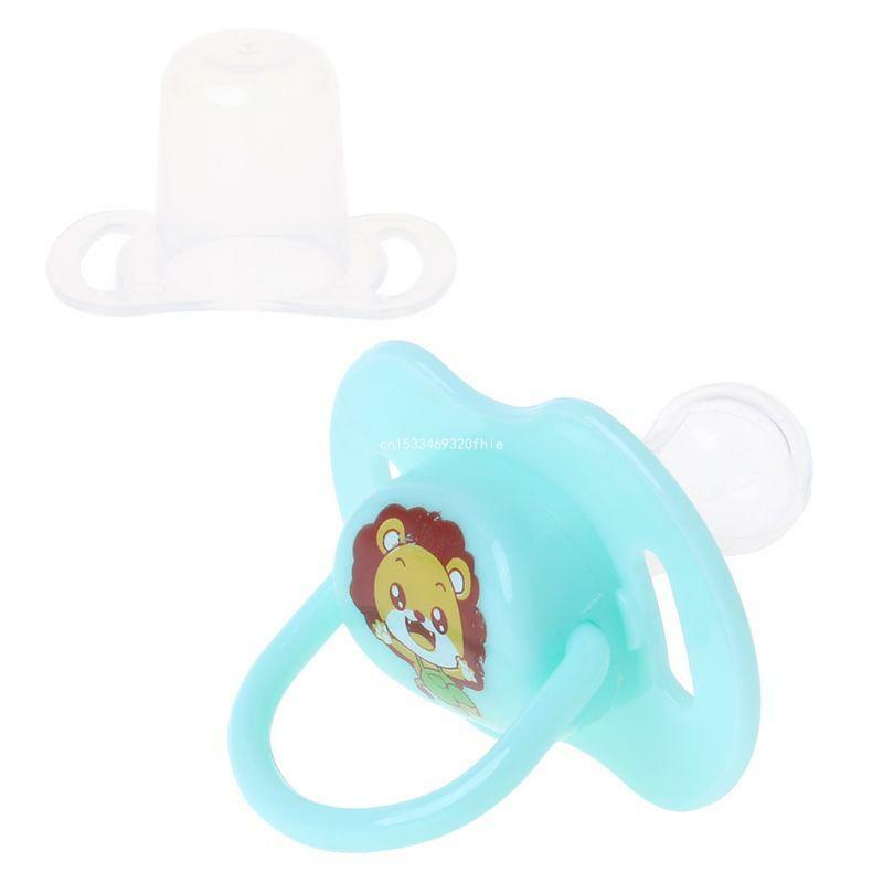 Chupete silicona para bebé, sin Bpa, para masticar durante dentición, juguetes para morder, accesorios