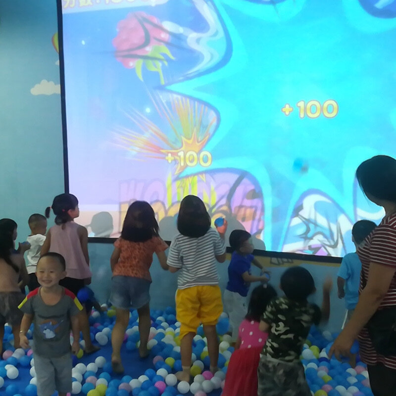 Mutil Finger Touch Large Screen Interactive Projection System Game for Kids and Adults Work With Windows and any Projectors