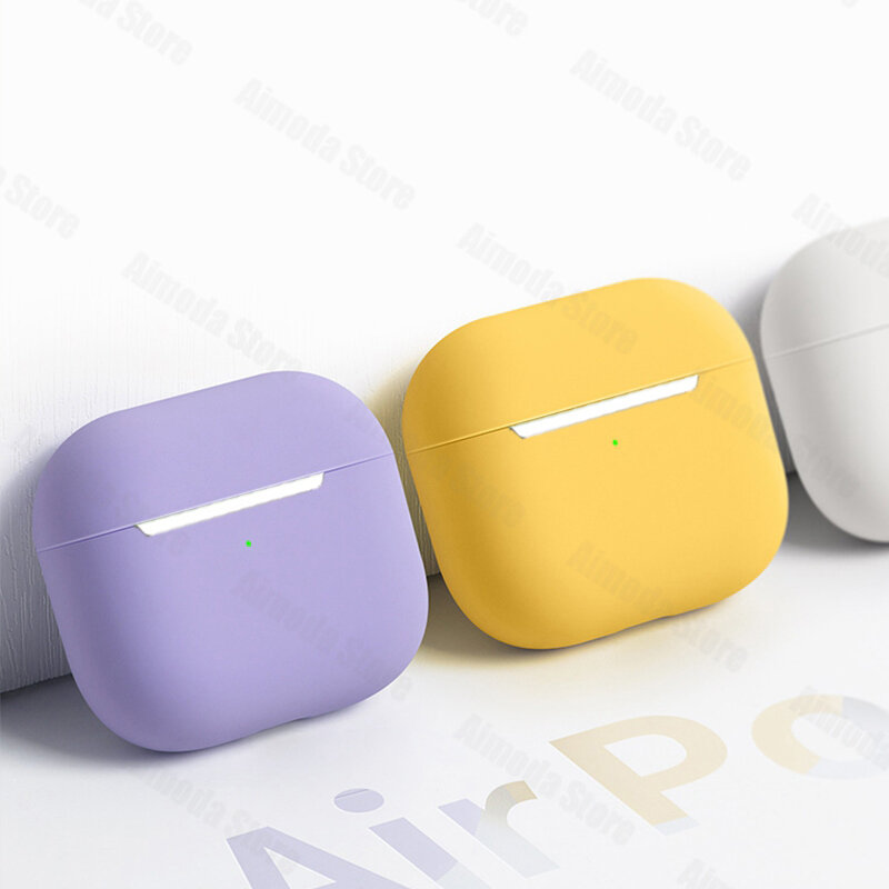 에어팟 프로 2 케이스 액체 실리콘 커버 에어팟 3 프로 2 케이스 소프트 이어폰 보호 Funda AirPod 프로 2 Pro2 커버