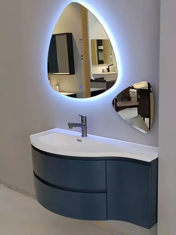 Шкафчик для раковины с узкими краями, умывальник для ванной комнаты, раковина с большим животом в форме круговой дуги, для ванной комнаты