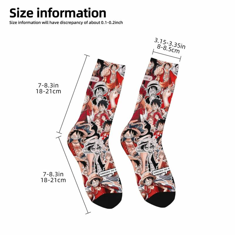 New Men's Socks Casual Japanese Anime Japan Manga Sock Polyester Graphic Women Socks Spring Summer Autumn Winter