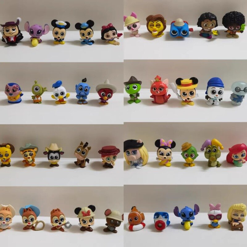 Disney Doorables figuras de Anime, juguetes de modelos de dibujos animados de la serie 11, Multi Peek, Nicolas, Piberius, muñeca Kawaii de ojos grandes, regalos de decoración
