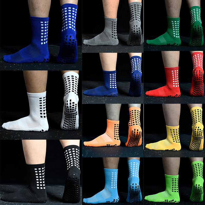 Fußball Slip Fußball Anti Socken Baumwolle neue Männer Sport Griff Socken Calcetines