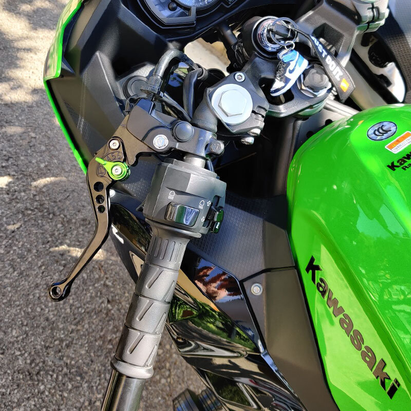 Manetas de freno ajustables para motocicleta Kawasaki, accesorios para moto ZR-7 Kawasaki/S ZR7 ZR7S 1999-2003