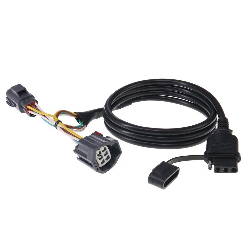 Adaptor sinyal belakang lampu Jeep Wrangler RV, aksesoris Trailer 4 pin harness lampu belakang