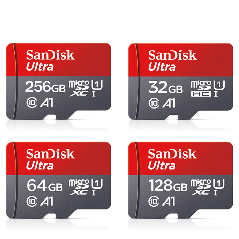 Cartão de Memória Micro SD para o Telefone, Ultra Micro TF Flash Card, 128 GB, 32GB, 64GB, 256GB
