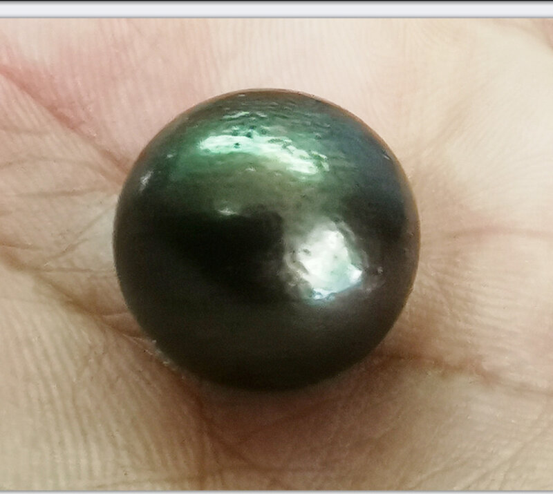 Huge17-18mm czarna zielona okrągła luźna perła kobiety wesele biżuteria akcesoria naszyjnik kolczyk bransoletka pierścionek wisiorek