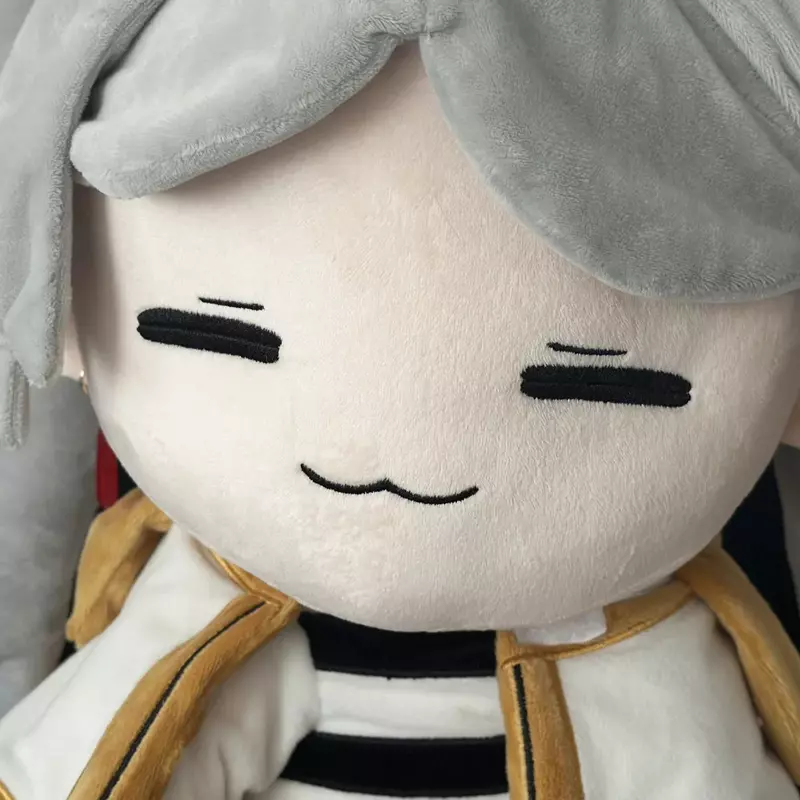 Muñeco de peluche de algodón de felpa de Frieren, elfo de 75cm en el Funeral, figuras Kawaii, artesanías de decoración del hogar periférico de Anime