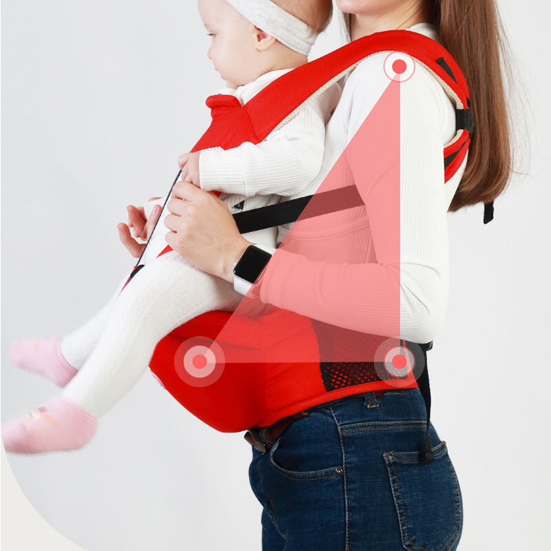 Ergonômico portador de bebê mochila infantil hipseat transportadora frente enfrentando ergonômico canguru envoltório do bebê sling mochila de viagem