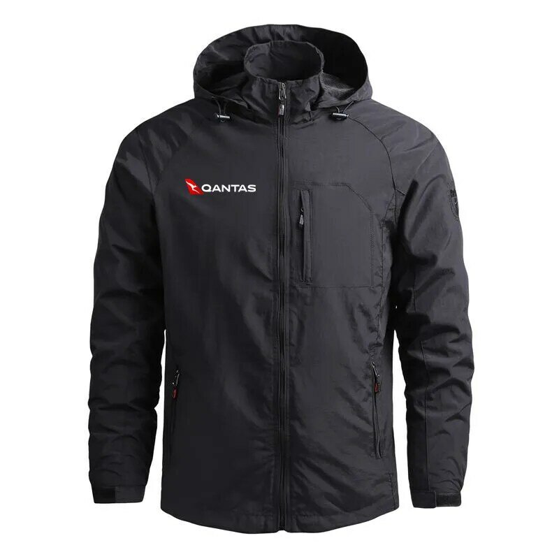 Alpinismo tasche Multiple uomo cappotto giacche Outdoor militare con cappuccio di alta qualità nuova giacca per il tempo libero con cerniera per abbigliamento da uomo