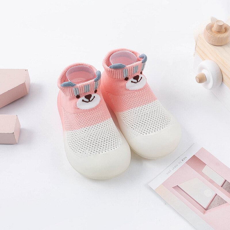 Summer baby breathable mesh socks shoes indoor and outdoor baby soft bottom spring and autumn breathable floor shoes