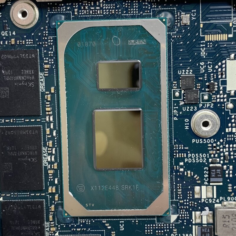 CN-09825N-placa base para ordenador portátil DELL 9520 GDA55 LA-K441P, con SRK1F, I7-1185G7 CPU, 100%, funciona completamente bien, 09825N 09825N
