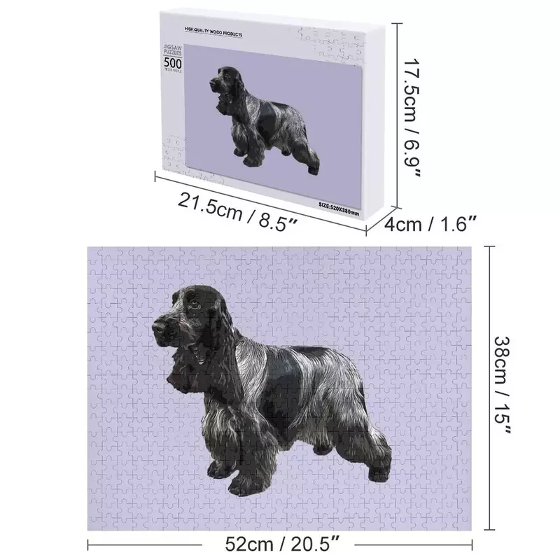 Cocker Spaniel Blue Roan Jigsaw Puzzle Personalized Gift Married Picture Customizeds For Kids Puzzle