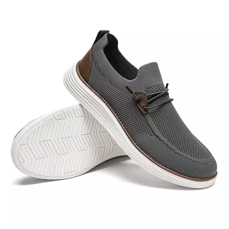 Damyuan-tênis de malha respirável para homens, sapatos casuais, luz, caminhada, moda, tamanho grande