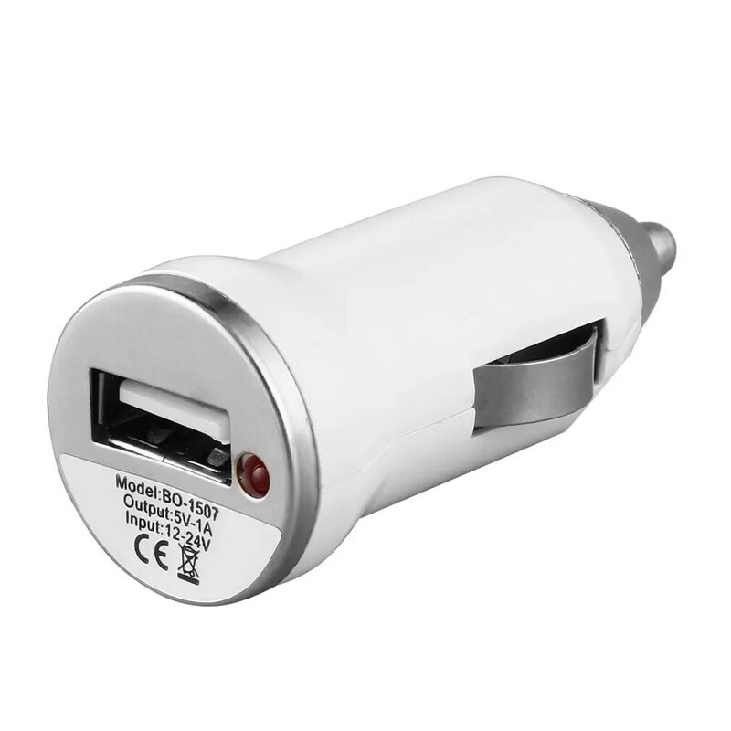 Caricabatteria da auto USB ricarica adattatore di alimentazione ingresso uscita 12-24V DC 5.0V 1000mA per Apple iPod Touch per iPhone 4 3G 4G 4S