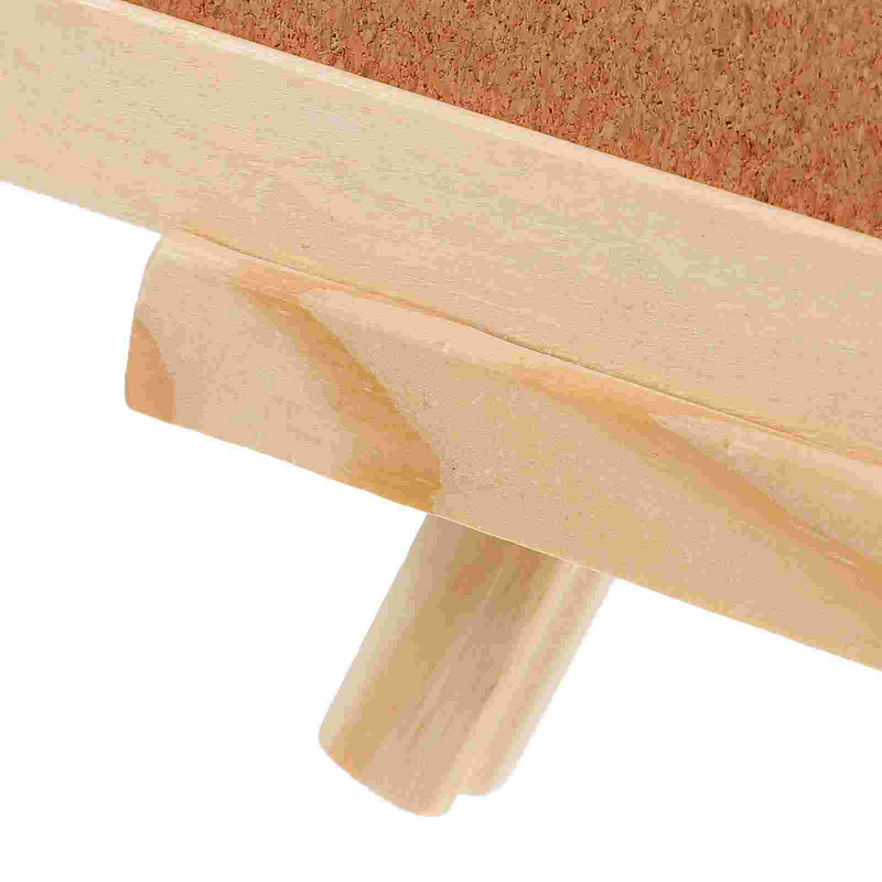 Tavola con supporto per cavalletto espositore per cavalletto in legno con cornice Peg Board cavalletto per treppiede in legno tabellone in sughero bacheca piccola
