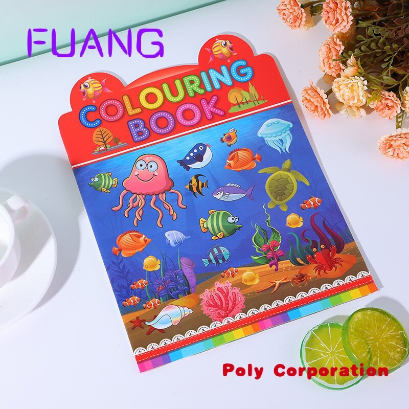 Libro da colorare da disegno con stampa personalizzata all'ingrosso per bambini